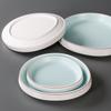 Louça de melamina prato de porcelana de restaurante prato de plástico restaurante hotel acompanhamentos pratos pequenos prato frio prato de lanche comercial