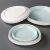 Plato para vajilla de melamina Kaibaiya plato para platos fríos de sexo opuesto comercial plato para platos fríos de imitación de porcelana plato para guarniciones plato para platos creativos