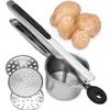 Espremedor de Vegetais Aço Inoxidável Alemão Espremedor Manual Doméstico Laranja Limão Espremedor Grande de Vegetais