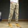 Calças Cargo Masculinas de Verão Calças Harlan Largas Versáteis Resistentes ao Desgaste Calças Masculinas Marca Japonesa Moderna Calças Masculinas