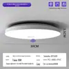 Luminária de Teto LED Redonda à Prova de Três Coisas Sensor de Corpo Humano Corredor Passarela Escada Engenharia Sensor Automático Luminária de Teto Interna