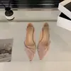 Primeiro Encontro Sapatos de Bico Fino Ji Wanwan 2026 Novo Design Francês Sapatos Rasos Elegantes para Mulheres Patchwork Delicado Versátil