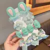 Grampo de Cabelo Flor Laço Fofo Estilo Coreano Acessório de Cabelo para Meninas Pequenas, Presilha para Franja, Grampo de Cabelo para Crianças, Não Danifica o Cabelo, Acessório de Cabelo para Meninas