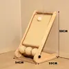 Rascador Vertical de Sisal en Forma de L Cama para Gatos Integrada Resistente al Desgaste No Suelta Tablero para Uñas de Gato Artefacto para Afilar Uñas Juguete para Gatos