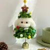 Fofo Palito Torcido Cachorrinho de Natal Guirlanda de Árvore de Natal Pacote de Material DIY Artesanal Prático L Presente Presente de Aniversário
