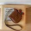 Bolsa Pequeña Vintage para Sillín de Bicicleta de Commuter para Mujer 2025 Nueva Moda de Alta Gama Versátil Bolso Bandolera Cruzado Tipo Frijol