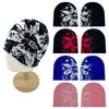 Gorro de punto de doble capa con estampado floral transfronterizo Y2K, para hombre y mujer, estilo jacquard europeo y americano, de lana