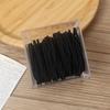 50 piezas nuevo sencillo serie marrón hilo básico cuerda para el cabello alta elástica color goma elástica banda para el cabello cuerda para el cabello accesorios para el cabello para mujeres
