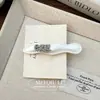 Presilha de Cabelo Bico de Pato Prata Onda Letra Strass Estilo Ins Coreano Moda Franja Presilha Acessório de Cabelo Versátil Atacado