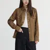Camisa Masculina Casual Versátil de Manga Longa 'Wutong Bexin' Estilo Old Money Vintage com Gola Lapela Bordada