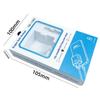 Caja de Color para Empaque de Cable de Datos de Tarjeta Blanca Caja de Auriculares Estuche para Auriculares Caja de Auriculares Digitales Fabricante Auriculares Exclusivos Transfronterizos