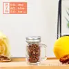 Copo com Alça de Vidro 40ml Mini Geleia Bebida Mel Chá com Leite Engarrafado Selado Portátil Garrafa de Concentrado de Café