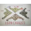 Herrajes Clásicos para Muebles Protectores de Esquina Soportes de Esquina de Metal Protectores de Borde Decoración Antigua Ángulo Recto Caja de Madera Caja de Vino Piezas de Esquina de Borde