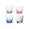 Vaso de agua de vidrio degradado de color caramelo, vaso de alto valor de color para niña, vaso de leche para el hogar, vaso de jugo, vaso de cóctel de boca ancha