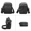 Bolsa de Ombro Masculina de Couro Genuíno Mais Vendida no Exterior, Bolsa Masculina Casual da Moda, Bolsa Transversal Tendência de Alta Qualidade, Bolsa Transversal de Couro Bovino de Primeira Camada