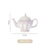 Juego de taza y platillo de café de cerámica nórdica, entrada francesa, taza y platillo de té perfumado de lujo, plato de postre, azucarero, juego de té de la tarde para restaurante