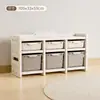 Prateleira de Armazenamento de Brinquedos Yinghe Prateleira de Armazenamento de Grande Capacidade Armário de Armazenamento Doméstico para Bebês Multicamadas Armário Artefato de Classificação para Bebês