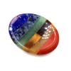 Pedra da Preocupação Oval Colorida Pedra do Esquecimento Jade Natural Emendada Pedra de Polegar Comprimido de Massagem para Descompressão dos Dedos Transfronteiriço
