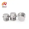 Tapón Externo Hexagonal con Cabeza de Brida de Acero Inoxidable 304 Tapón de Aceite Tapón de Tubería Tornillo Tapón 1/2 pulgada 2 3 4 Rosca M8 Tubería