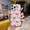 Funda de Teléfono de Fresas y Moño Estilo Girly para iPhone 17 Pro Max Acrílico Manzana 14 Pm Funda Transparente Magnética