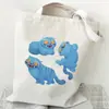 Bolsa de Lona con Estampado de Tigre para Grupo de Chicas Coreano Kpop 35X40 Bolso de Hombro Tote Diario Bolsa de Compras 0925-6