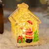 Enfeites de Natal Transfronteiriços Decorações de Natal Casa Pequena Casa de Natal Luminosa Pequenos Presentes de Natal Pequenos Presentes
