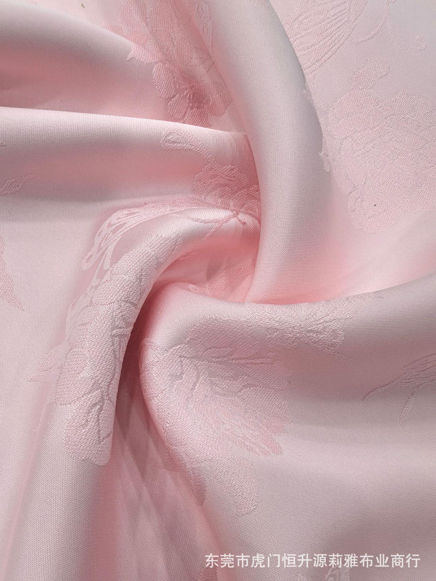 新款钻石丝提花面料 亮丝蝴蝶提花布 潮流国风旗袍连