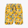 Temu Transfronteiriço 2025 Verão Masculino Shorts Hawaiian de Praia Largos Tamanho Europeu Amazon Calças Casuais de Cinco Pontos para Homens
