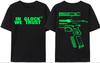 Camiseta Estilo Punk com Estampa 2025 Print Glock We Trust Carta Masculina Feminina