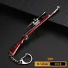 Come pollo paz Jedi armas de élite M416 modelo de arma de aleación alrededor de 98K juguete colgante llavero