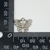 Venda Direta da Fábrica Pulseira com Pingente de Laço de Liga DIY Charme Acessório Pequeno para Roupas Femininas Puxador Prateado