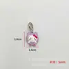 Contas de dopamina contas contas soltas gota de óleo contas pintadas à mão pulseira corrente de celular acessórios pingente de liga kt gato kitty