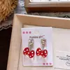 Pendientes de Clip de Resina Coloridos Lindos con Forma de Personaje de Dibujos Animados para Niñas, Accesorios de Pendientes de Lazo Corazón Explosivo