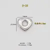 En Stock Acero Inoxidable Colgante Corazón Hueco Collar Pendientes Encanto Hueco en Forma de Corazón Accesorio de Joyería Hidráulica Colgante