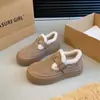 Botas de Neve Forradas com Lã para Mulheres, Sapatos de Inverno para Mulheres, Sapatos Birkenstock, Sapatos de Algodão Quentes Espessados, Sapatos Peludos com Solado Grosso que Aumentam a Altura, Mocassins para Mulheres