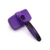 Escova de rastelo autolimpante - uma ferramenta de remoção de pelos e beleza amiga da pele para cães e gatos, adequada para remoção de pelos e tosa de animais de estimação, com acessórios para animais de estimação e múltiplas cores