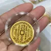 Shuibeike Mesmo Estilo Ouro Puro 2mg Riqueza Princesa Por Favor Fique Rica Riqueza Adesivo de Celular Presente Promocional Atacado