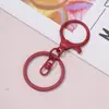 Llavero de Cierre de Langosta de Aleación Colorida Juego de Tres Piezas, Anillo de Figura de Ocho Multicolor Llavero DIY Muñeco Juguete Accesorio Pequeño