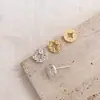 Pendientes Retro Chinos Cortados a Láser para Atraer Riqueza, Pendientes de Moneda de Cobre Estilo Lujo Accesible, Pendientes de Nicho Elegantes de Gama Alta