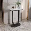Estructura para Flores de Lujo Ligero Estilo Italiano, Soporte de Piso para Flores para Sala de Estar Estilo Nórdico con Encimera de Roca, Soporte de Hierro de Gama Alta Simple para Macetas