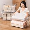 Caja de Almacenamiento para el Hogar Plástico Transparente Gran Capacidad Engrosado A Prueba de Polvo Dormitorio Ropa Edredón Caja de Almacenamiento Caja de Almacenamiento para Artículos Varios