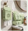 Toallas Faciales Desechables, Toallas Faciales Espesadas de Fibra Vegetal Desprendibles, Toallas Limpiadoras Faciales, Toallas Desmaquillantes para Salón de Belleza, Tipo Colgante