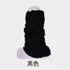 Polainas de malha branca JK japonesa para meninas, cobre-pernas de outono e inverno, design dobrado y2k, listras verticais emagrecedoras, meias de cano longo caídas, Zhuji