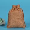 Bolsa de lino con lunares, regalo para fiesta de Navidad, texto de juego, bolsa para empaque de joyería, bolsa para guardar té, audífonos, se puede personalizar