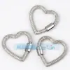 R02 Acessórios para Joias DIY Cobre Puro Microincrustado com Diamantes, Fecho de Mola que Pode Ser Aberto e Fechado, Pulseira, Fecho de Colar