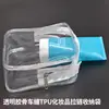 Fabricantes Bolsa transparente de PVC, Bolsa de cosméticos de PVC, Bolsa con cremallera de PVC, Bolsa esmerilada de PVC