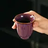 Juegos de Tazas de Té Culturales y Creativos Guochao de los Cinco Hornos Famosos, Juego de Regalo de Cerámica Completo, Caja de Regalo Estilo Chino, Regalo para Personas Mayores, Regalo Souvenir