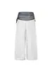 Calça de Moletom Patchwork Bolinhas Estilo Americano com Punho Unissex Solta Plissada Dança Jazz Perna Larga Reta Casual Tendência