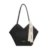 Bolso Nuevo de Mujer Otoño 2026 Bolso con Patrón Tejido Retro Moda Femenina Bolso de Hombro para el Trabajo