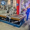 Plataforma de torneado continuo hidráulica eléctrica con placa de acero pesada, ángulo de inclinación, torneado, soldadura, máquina de torneado con relé de 180 grados